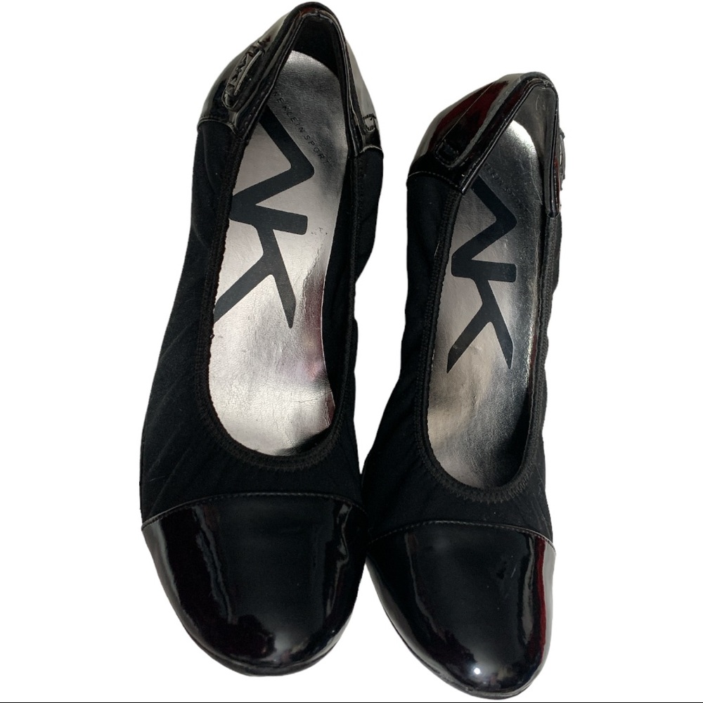 Anne Klein Sport Wedge  Black Shoes Size 9